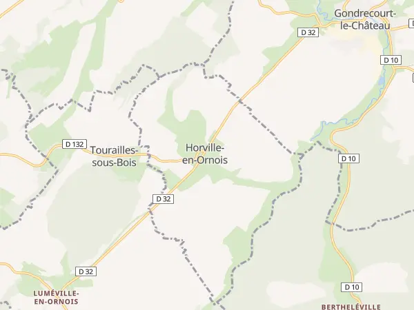 Plan de Horville-en-Ornois