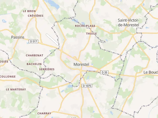 Plan de Morestel