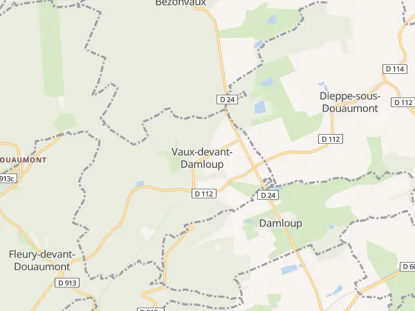 Plan de Douaumont-Vaux