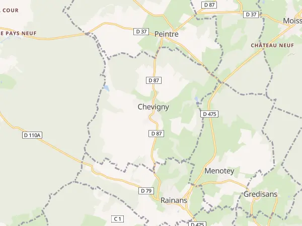 Plan de Chevigny