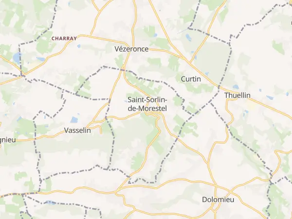 Plan de Saint-Sorlin-de-Morestel