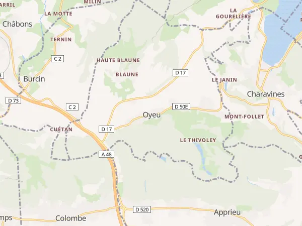 Plan de Oyeu