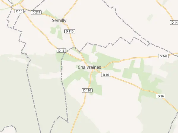 Plan de Chalvraines