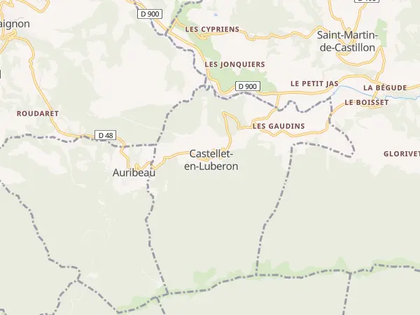Plan de Castellet-en-Luberon