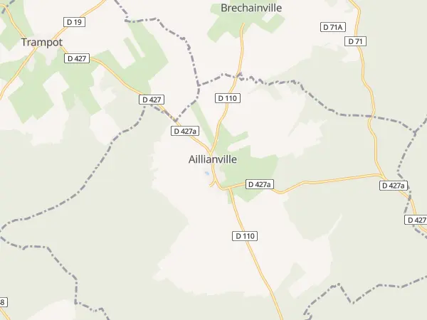 Plan de Aillianville