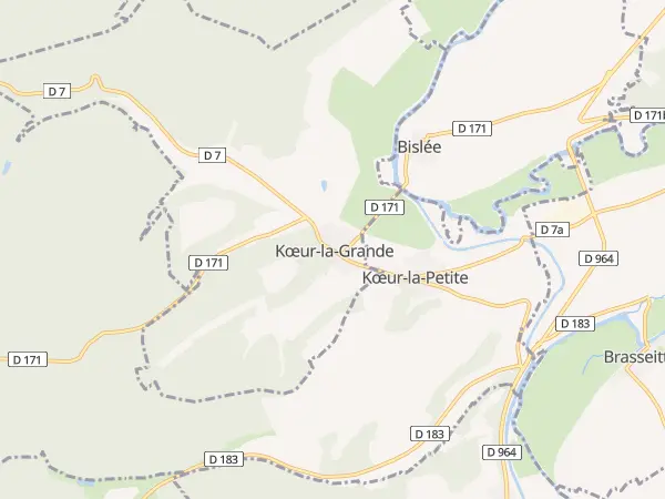 Plan de Kœur-la-Grande