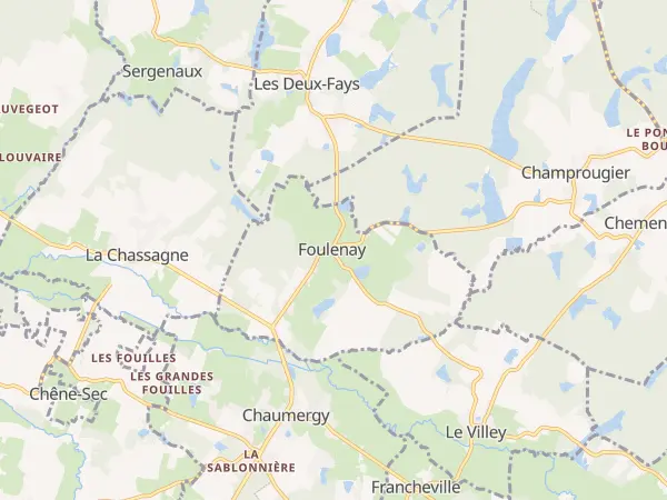 Plan de Foulenay