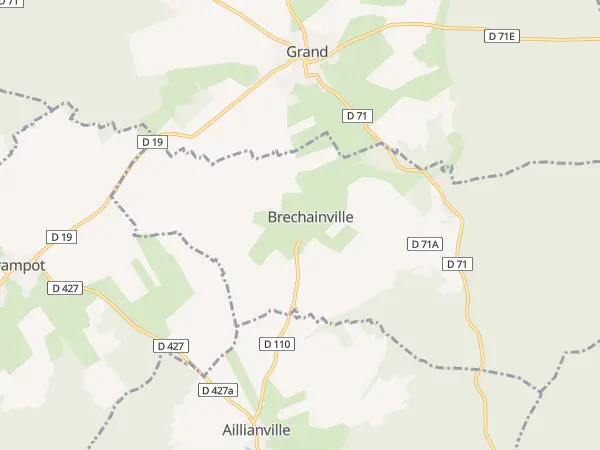 Plan de Brechainville