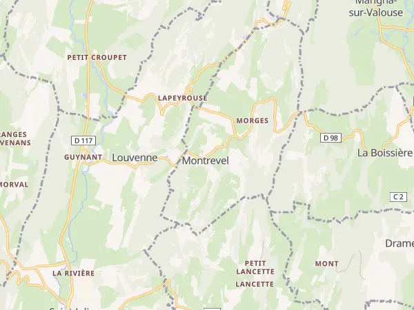 Plan de Montrevel
