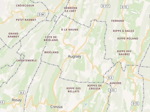 Plan de Augisey