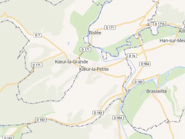 Plan de Kœur-la-Petite