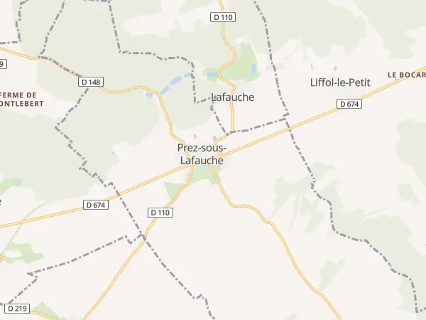 Plan de Prez-sous-Lafauche