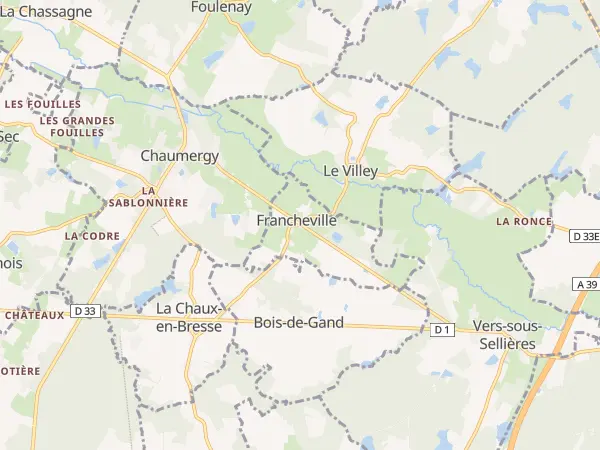 Plan de Francheville