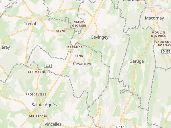 Plan de Cesancey