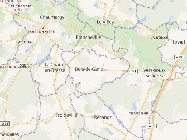 Plan de Bois-de-Gand