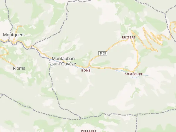 Plan de Montauban-sur-l’Ouvèze