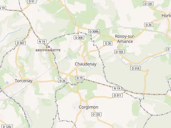 Plan de Chaudenay
