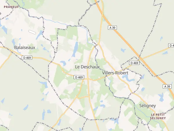 Plan du Deschaux