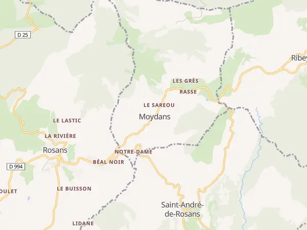 Plan de Moydans