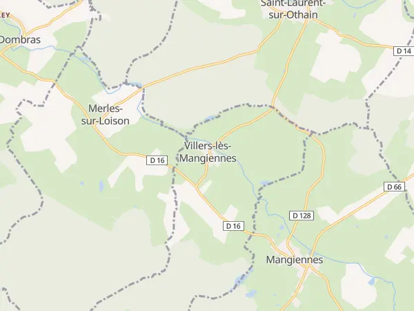 Plan de Villers-lès-Mangiennes