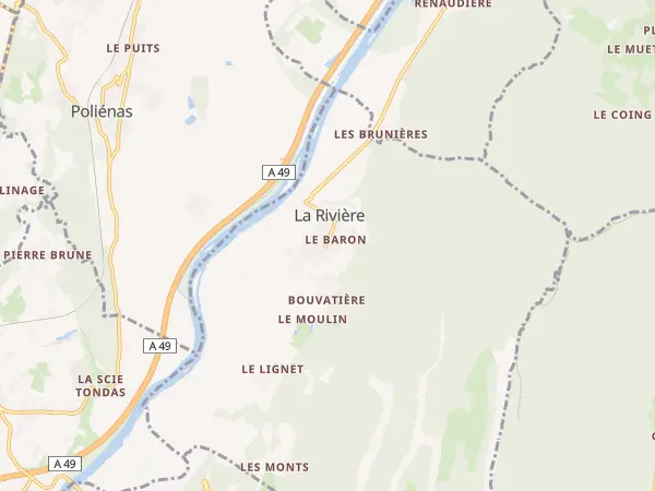 Plan de La Rivière