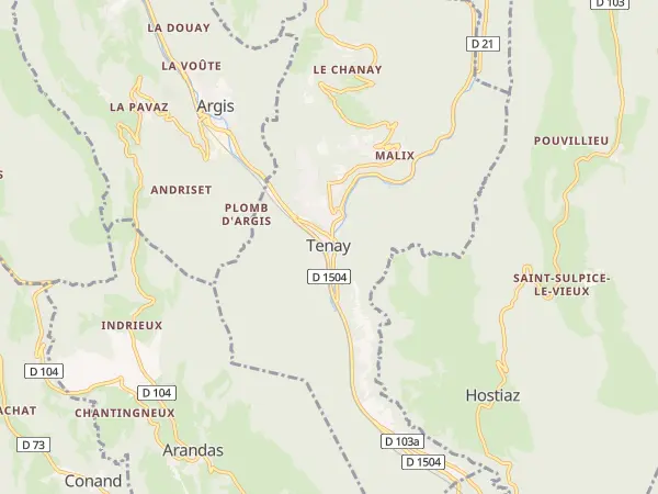 Plan de Tenay