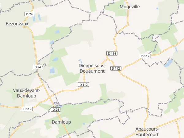 Plan de Dieppe-sous-Douaumont