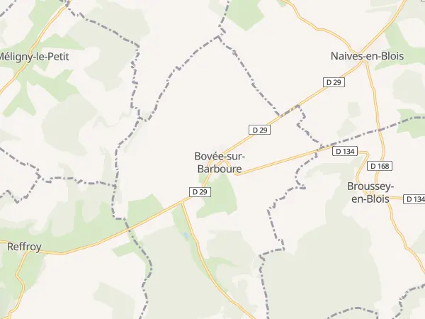 Plan de Bovée-sur-Barboure