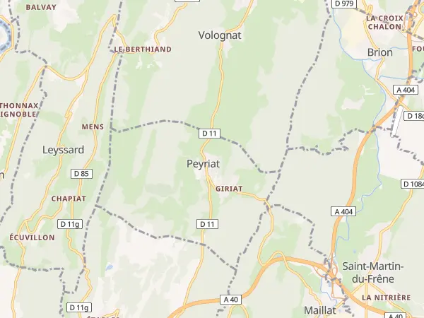 Plan de Peyriat