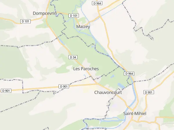 Plan des Paroches