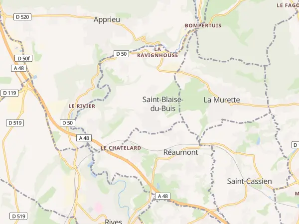 Plan de Saint-Blaise-du-Buis