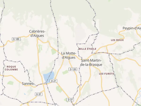 Plan de La Motte-d’Aigues