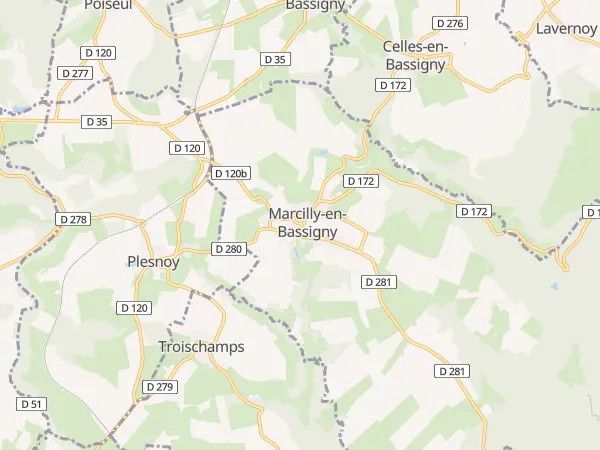 Plan de Marcilly-en-Bassigny