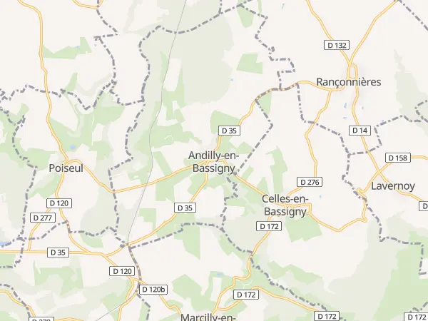 Plan de Andilly-en-Bassigny