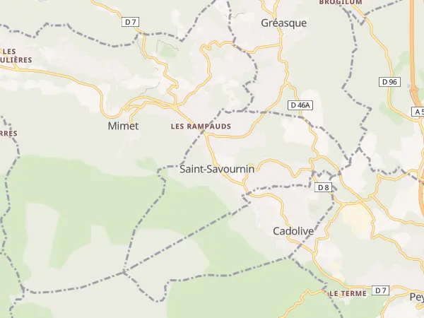 Plan de Saint-Savournin