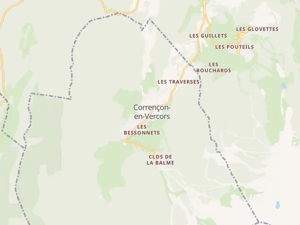 Plan de Corrençon-en-Vercors