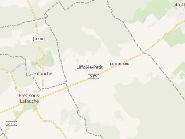 Plan de Liffol-le-Petit