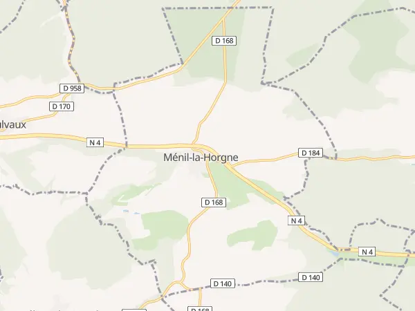Plan de Ménil-la-Horgne
