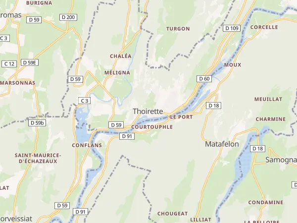 Plan de Thoirette-Coisia