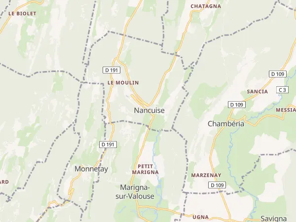 Plan de Nancuise