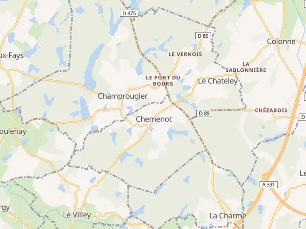 Plan de Chemenot