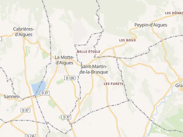 Plan de Saint-Martin-de-la-Brasque