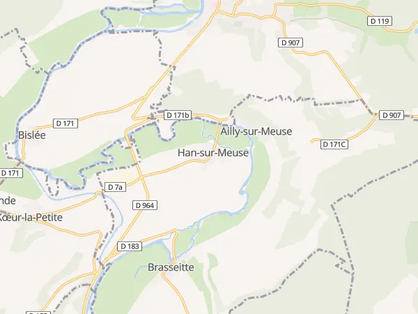 Plan de Han-sur-Meuse