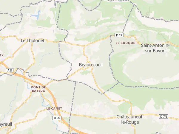 Plan de Beaurecueil
