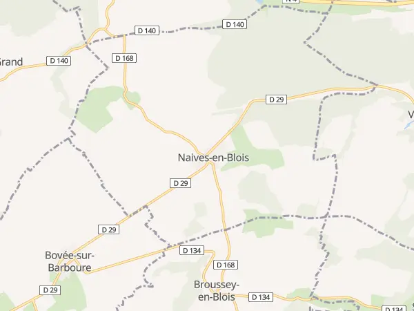 Plan de Naives-en-Blois