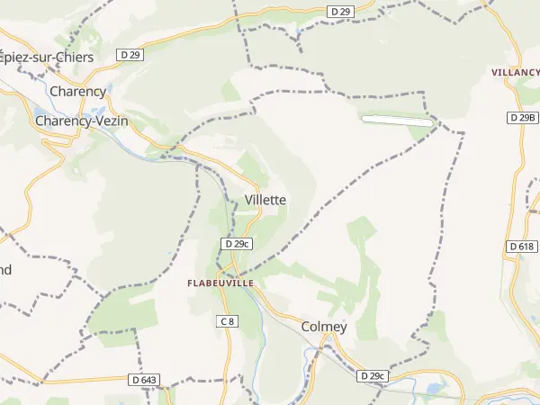 Plan de Villette