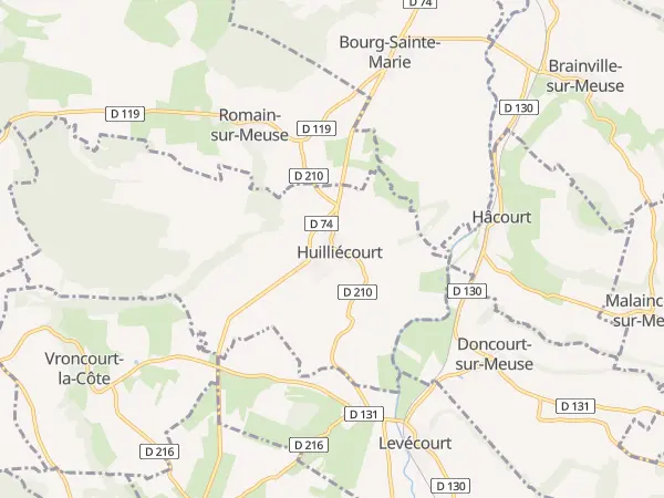 Plan de Huilliécourt