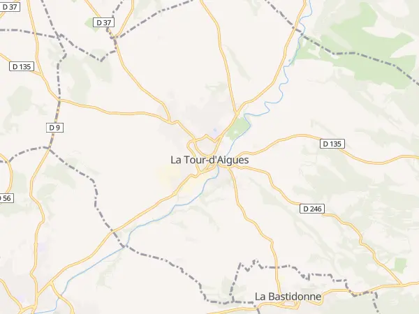 Plan de La Tour-d’Aigues