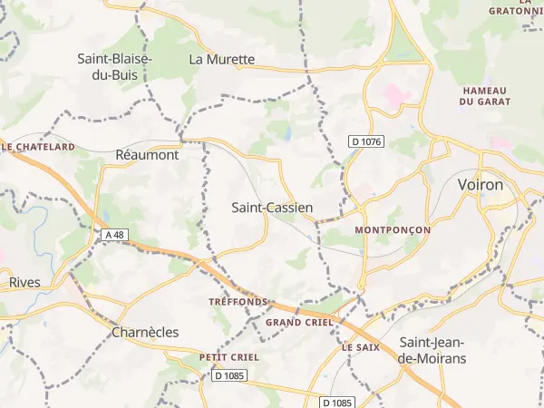 Plan de Saint-Cassien
