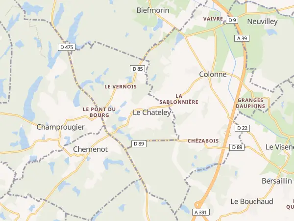 Plan du Chateley